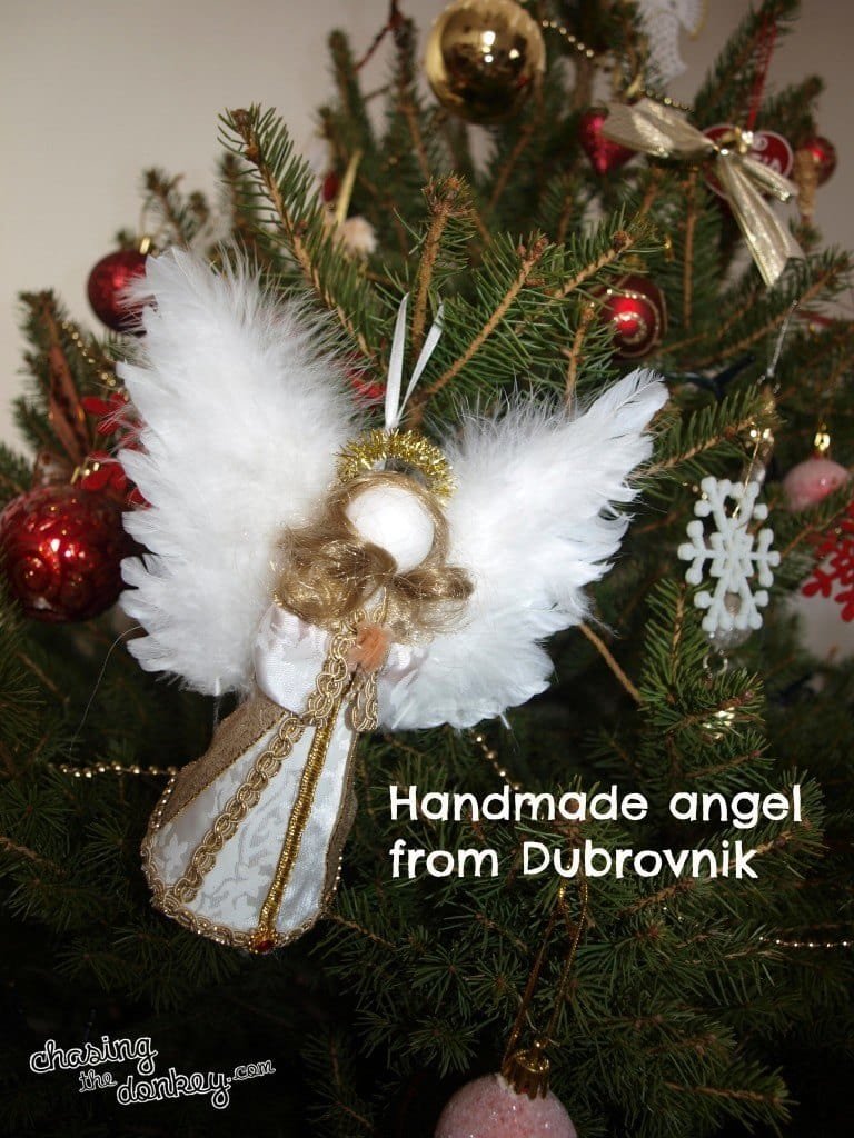 Handmade Christmas in Croatia angel - Chasing the Donkey