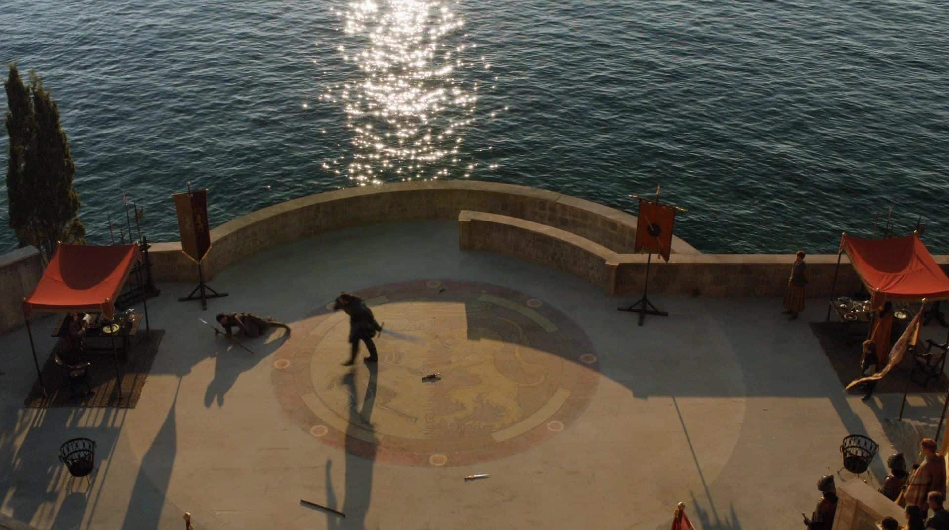 Game Of Thrones Croatia: Locations And Tours - S4 E8 Belvedere Hotel Atrium - Fight Between Prince Oberyn & The Mountain