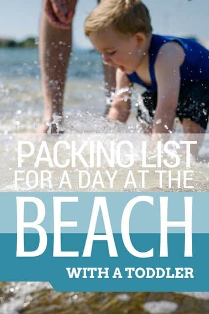 Packing list for a day at the beach with a toddler - Chasing the Donkey