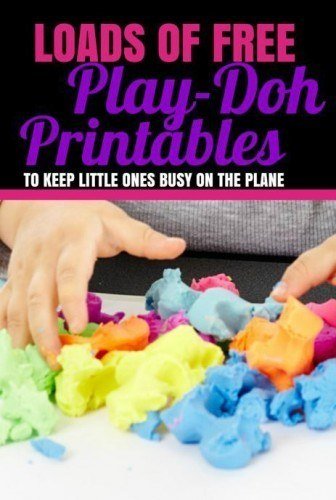 Flying with children_Free Play-doh Printable