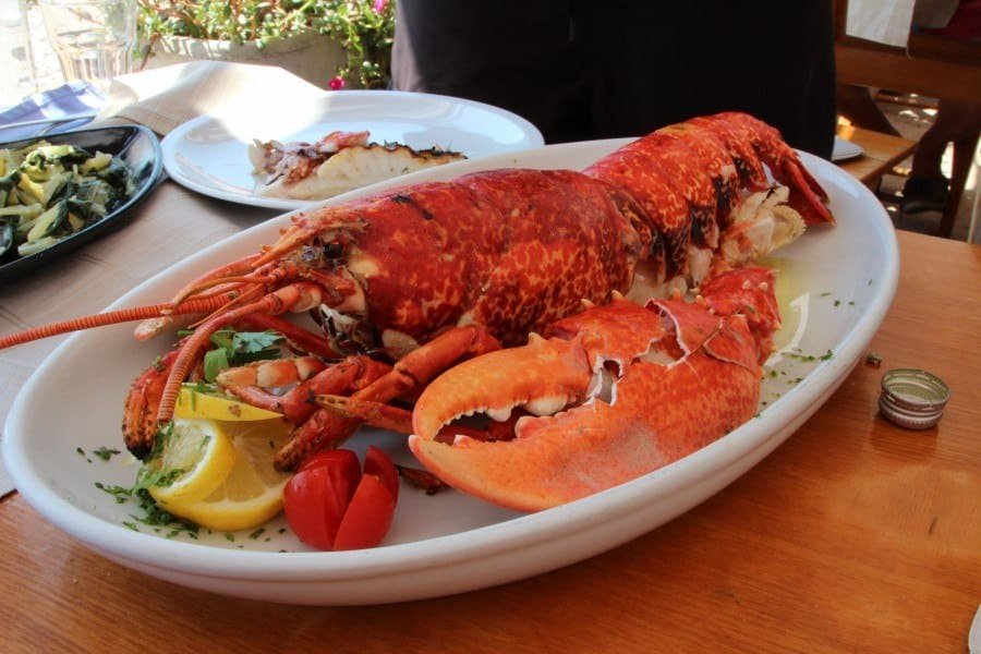 Lobster at Restaurant Opat, Kornati Islands