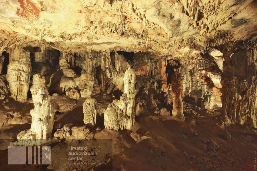 Hvar Island Grapčeva Caves Filing in Croatia