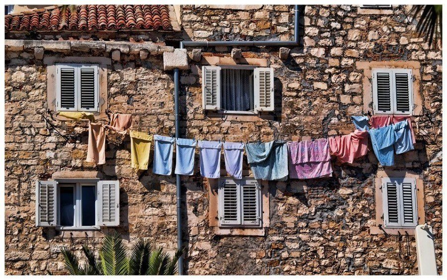 Washing | Things to do in Split | Chasing the Donkey Croatia Travel Blog