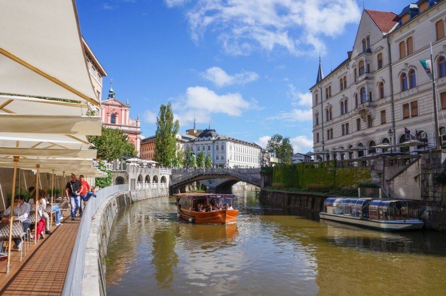 Ljubljana Activities | Boat on the Ljubljanica River | Slovenia Travel Blog
