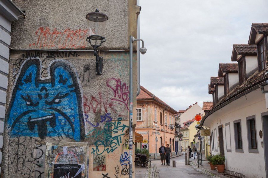 Things to do in Ljubljana | Graffiti in Ljubljana | Slovenia Travel Blog