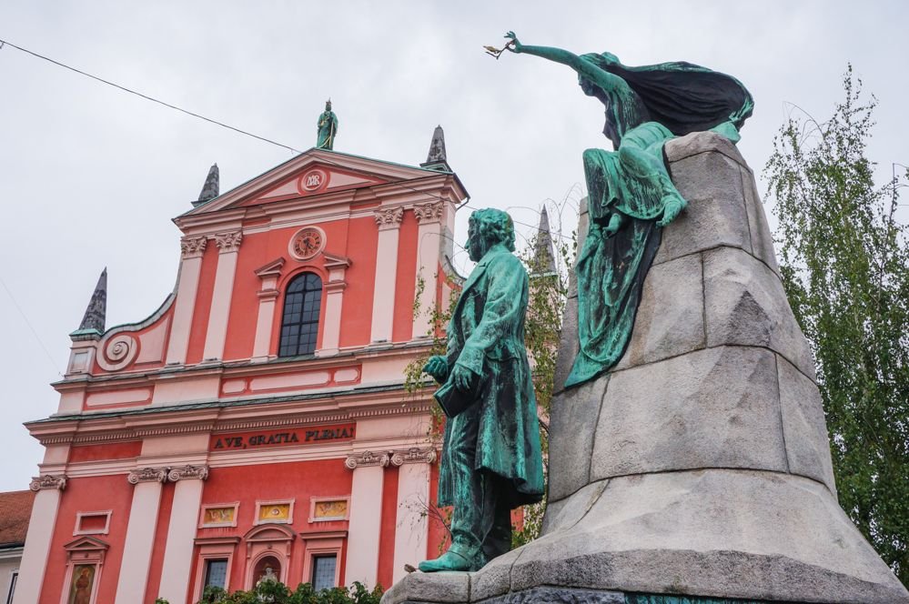 Things to do in Ljubljana | Prešeren Square Ljubljana| Slovenia Travel Blog