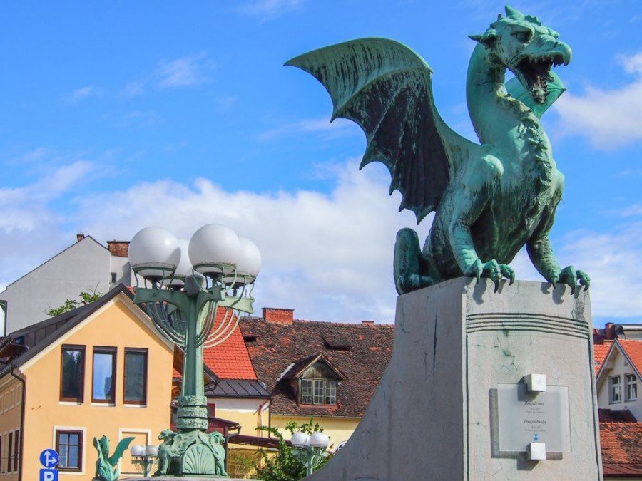 Ljubljana Attractions | The Dragon Bridge, Ljubljana | Slovenia Travel Blog
