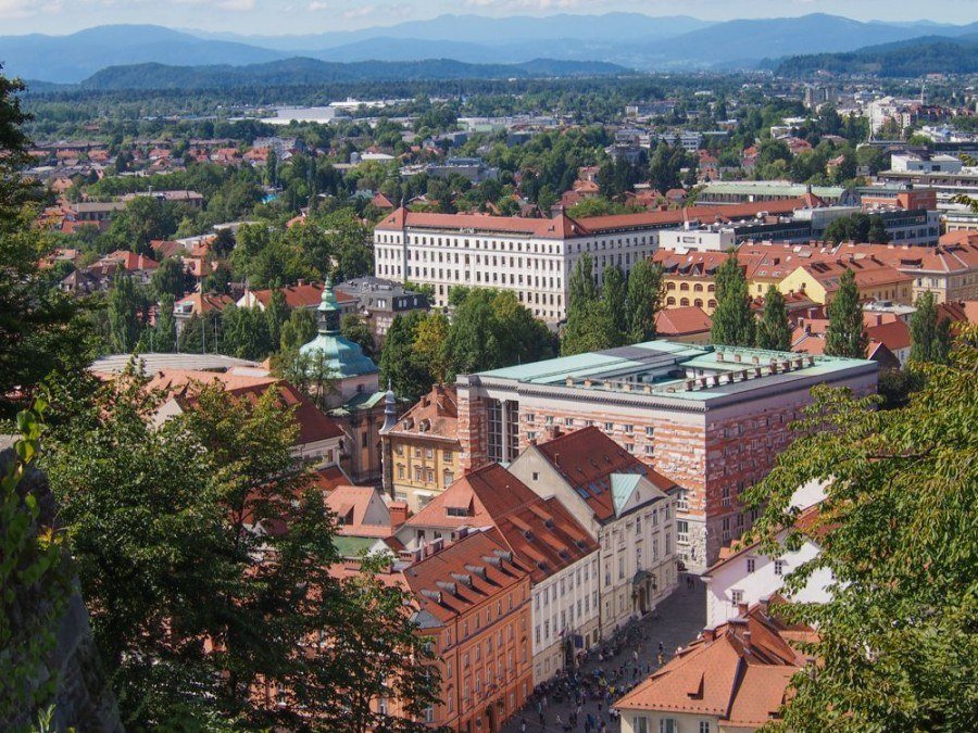 Things to do in Ljubljana | View from Ljubljana Castle | Slovenia Travel Blog