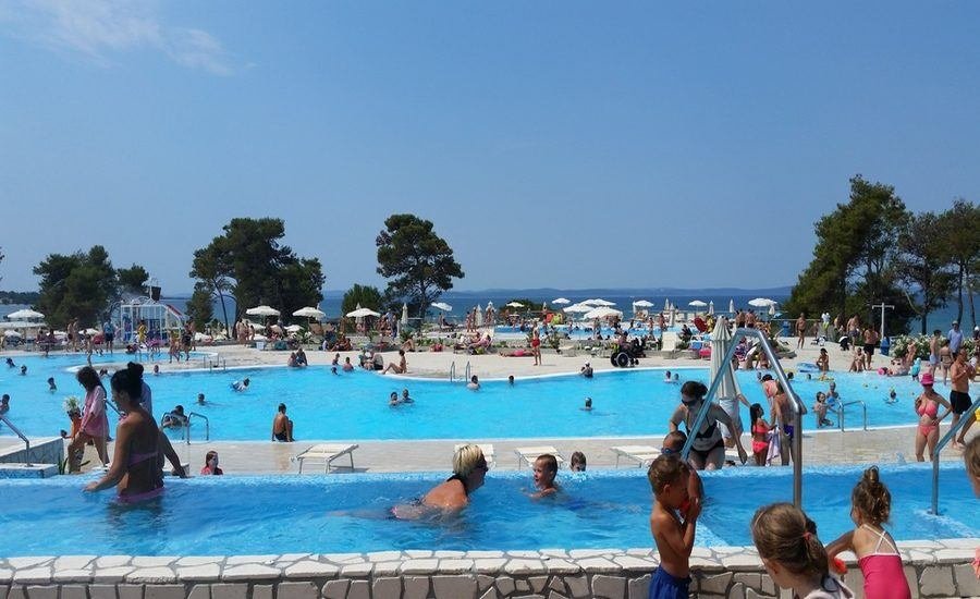 Croatia Travel Blog_Backpacking in Crotia with Kids_Holiday Resort Swimming Pool