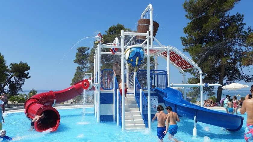 Croatia Travel Blog_Backpacking with Kids in Croatia_Holiday Resort Splash Pad