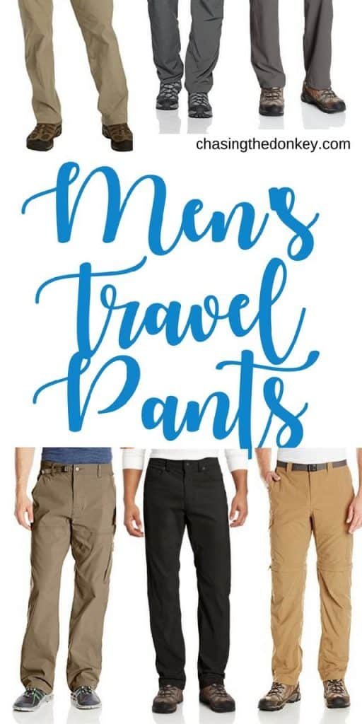 12 Of The Best Men’s Travel Pants | Chasing the Donkey