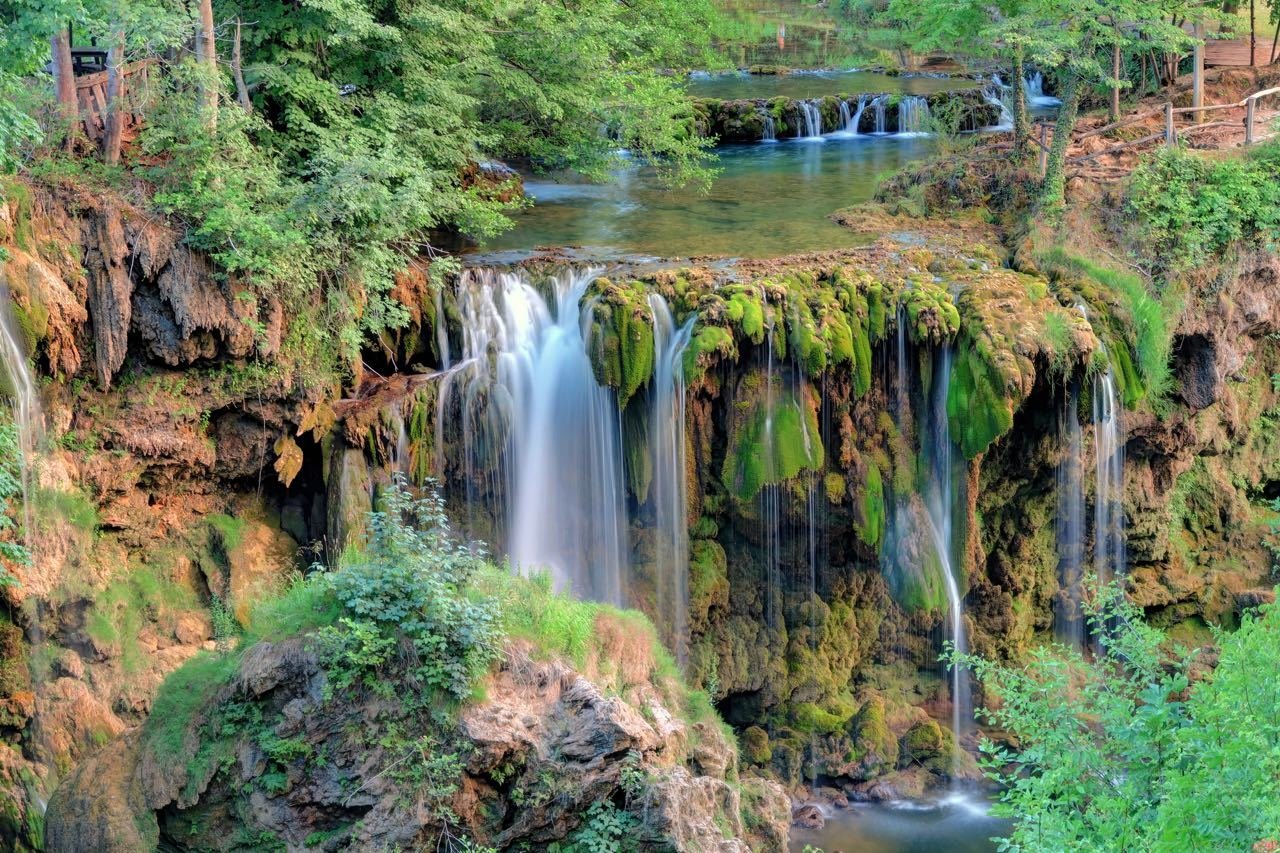 Waterfalls in Croatia - Waterfall in Rastoke, Croatia.