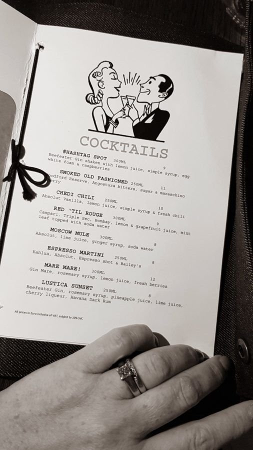 The Chedi Lustica Bay_Cocktail Meni