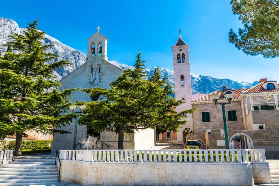 Makarska Riviera Croatia - The Parish Church of St. Nikola-Baska Voda,Croatia