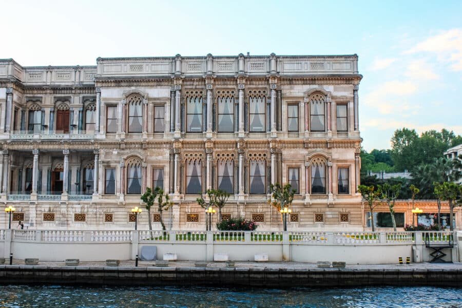 Palaces in Istanbul - Ciragan Palace_Istanbul Turkey_Depositphotos_469395120_S