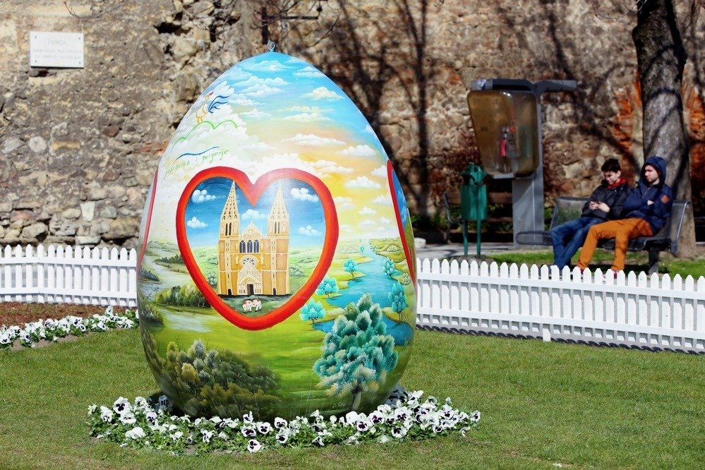 Painted Easter Eggs In Zagreb - Easter in Zagreb