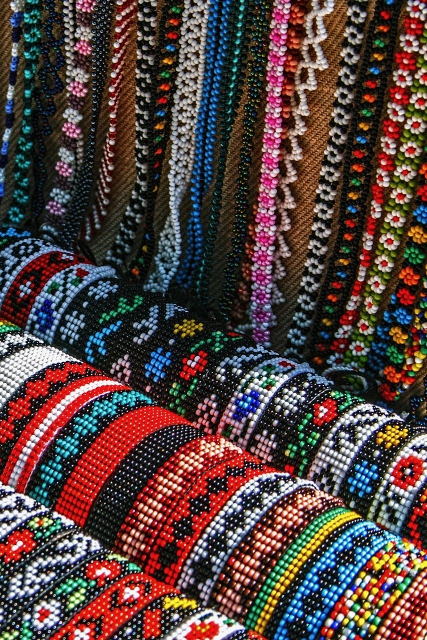 Souvenirs in Romania - Beads From Maramures, Romania.