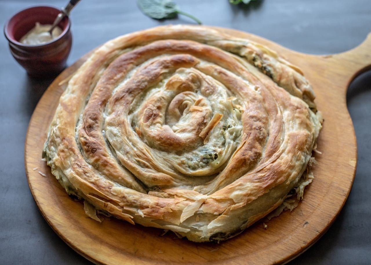 Balkan Cooking: Pita Zeljanica (Savory Pie With Spinach)