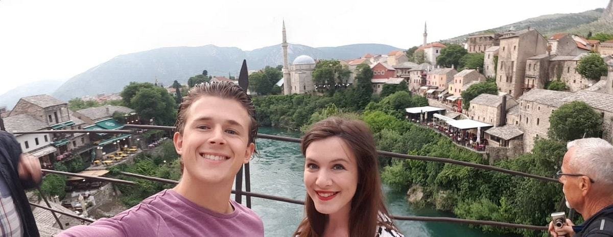 Selfie from Mostar Bridge
