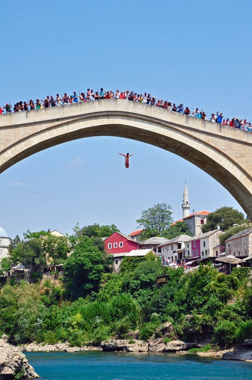 Stari Most_Mostar Bridge Jump_Old bridge, Mostar
