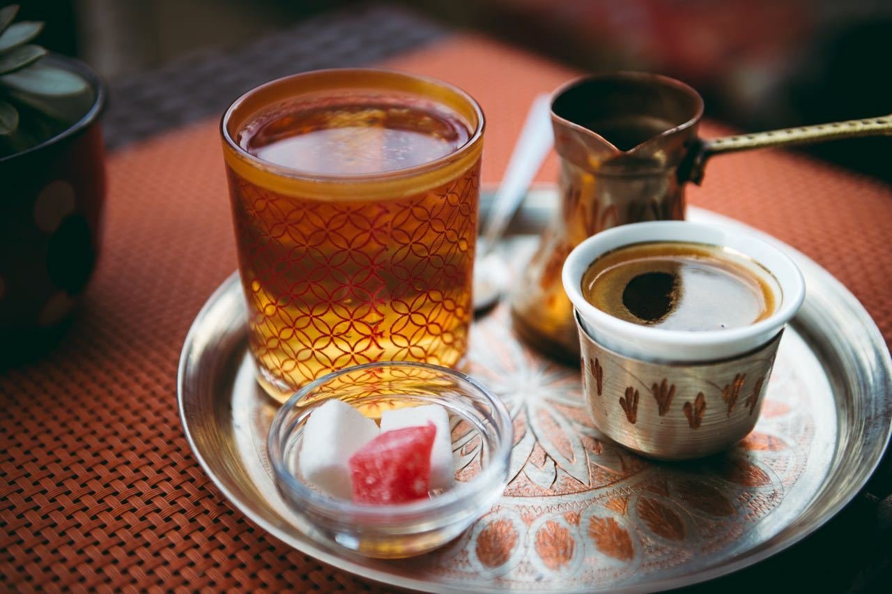 Enjoy the best Turkish coffee and tea on a tray at one of the most charming Mostar restaurants.
