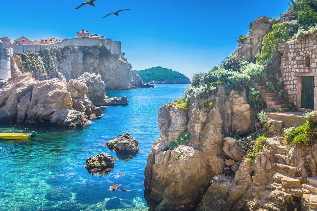 Game of Thrones Croatia - Adriatic sea Dubrovnik Pile West Harbor - Blackwater Bay Shore