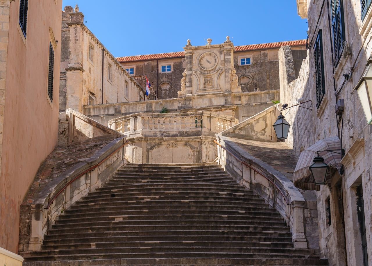 Games of Thrones Locations Croatia - Dubrovnik Jesuit Church staircase