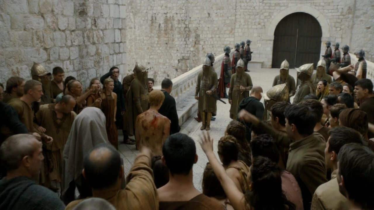 S5 E10 Cersei's Walk of Shame at Ploče Gate, Dubrovnik, Croatia Game of Thrones