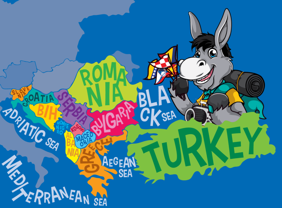 Balkans Map Of The Balkans_Blue