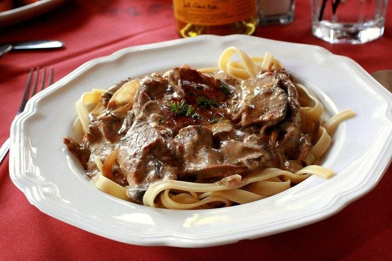 Russia Travel Blog_What to Eat in Russia_Beef Stroganoff