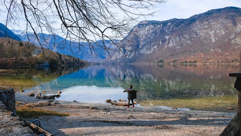 3 days in Slovenia Itinerary - Lake Bohinj with kids