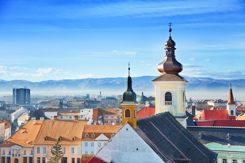 Best Hotels In , Sibiu, Romania - Roman Catholic Church and old town in Sibiu