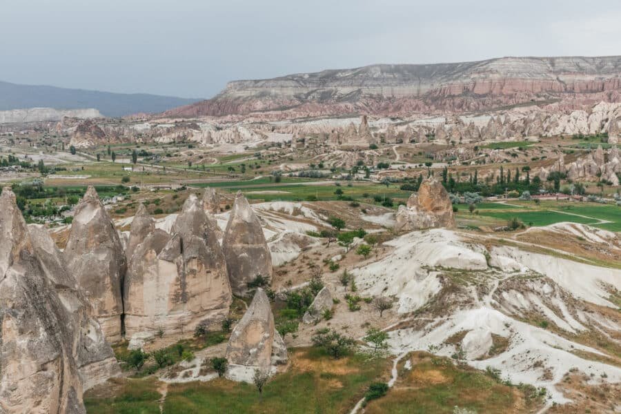 Why visit Turkey - Aerial view of majestic landscape in goreme national park_Turkey