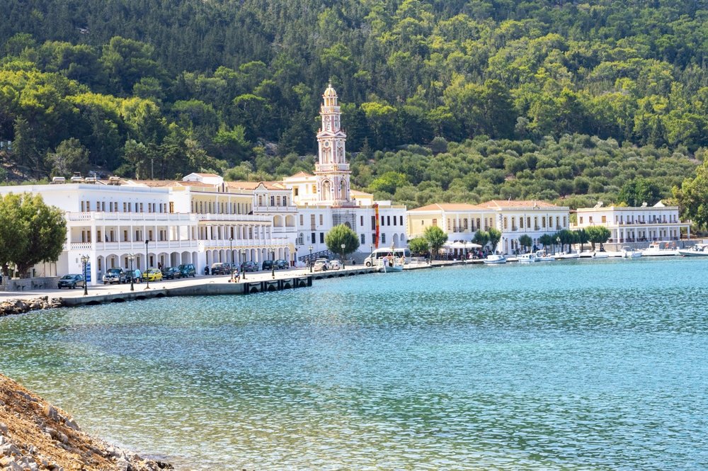 Monastery at Panormitis. Island of Symi Dodecanese