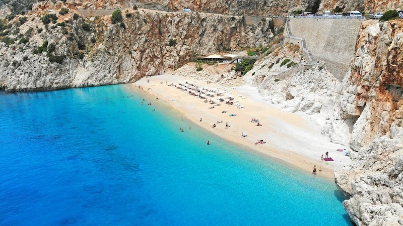 Best beaches in Turkey - Kaputas beach Antalya