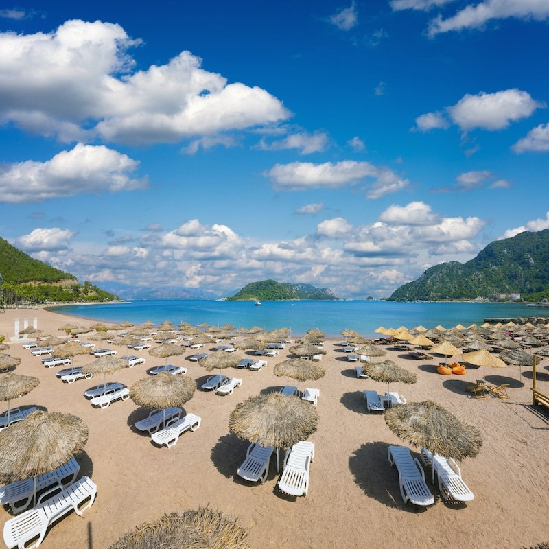 Best beaches in Turkey - beach in Icmeler