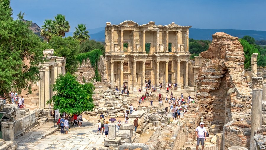 Visiting Ephesus Turkey. What to see and do_Library of Celsus