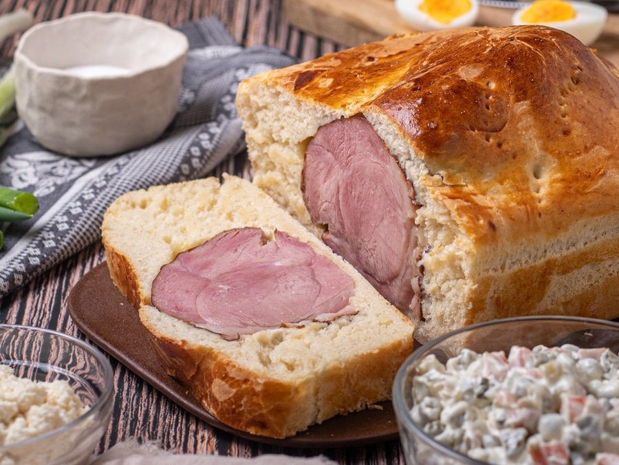 How To Make Croatian Ham In Bread Recipe (sunka u kruhu) - Easter In Croatia