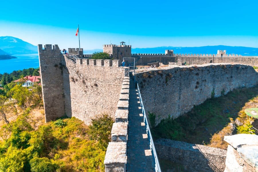 Archaeological Sites in Macedonia - Samuels Fortress in Ohrid