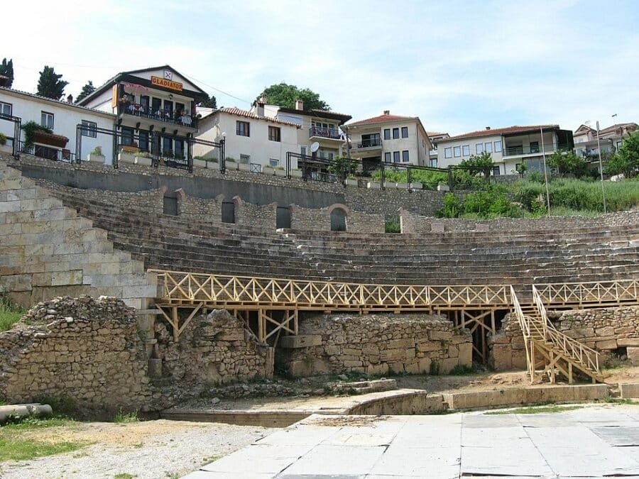 Archaeological Sites in Macedonia - Greco-Roman_amphitheatre,_Ohrid