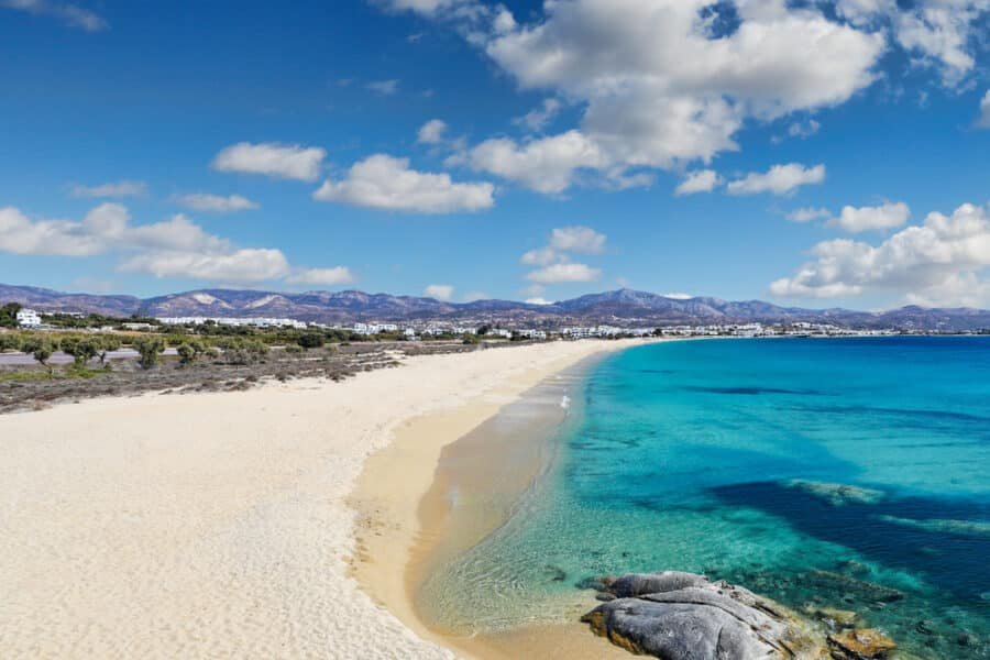 Are There Sandy Beaches In Greece - Agios Prokopios beach in Naxos island, Greece