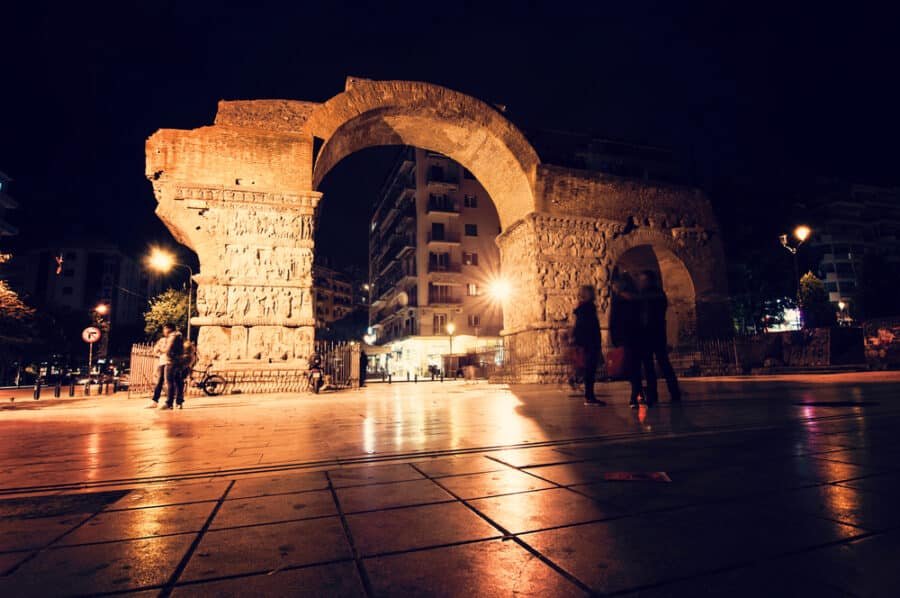 Things to do in Thessaloniki Greece - Things to do in Thessaloniki Greece - Arch of Galerius and Rotunda in Thessaloniki