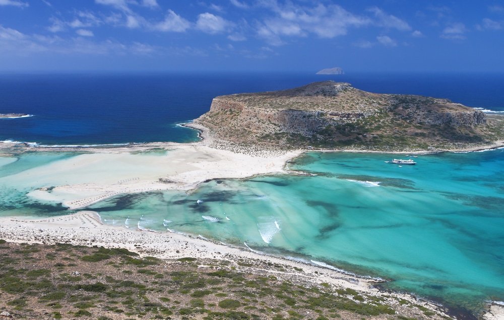Are There Sandy Beaches In Greece - Balos beach at Crete island in Greece