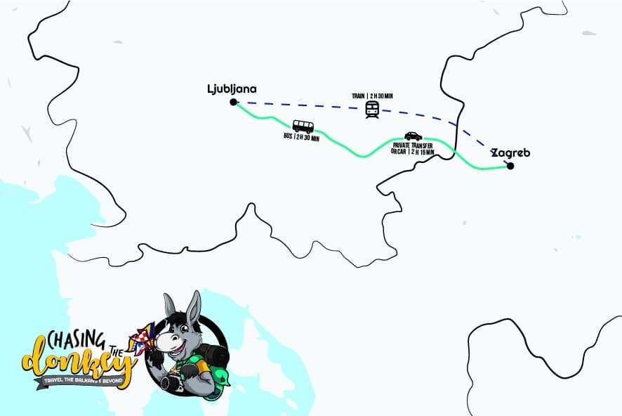 How To Get From Zagreb To Ljubljana (& Ljubljana To Zagreb)