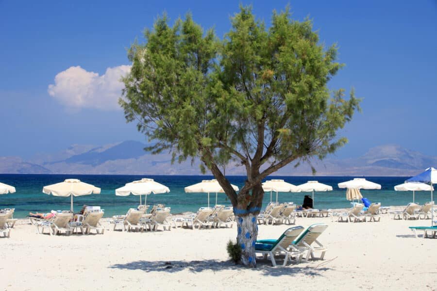 Mastichari beach on Kos Island - Honeymoon in Greece