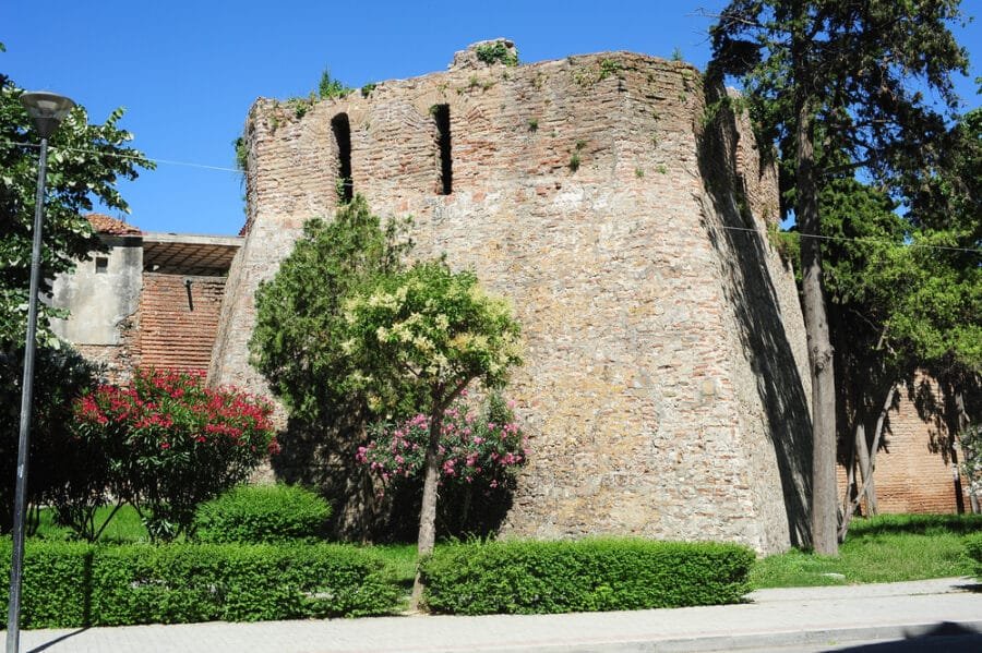 How to get from Durres to Tirana - Old city walls of Durres