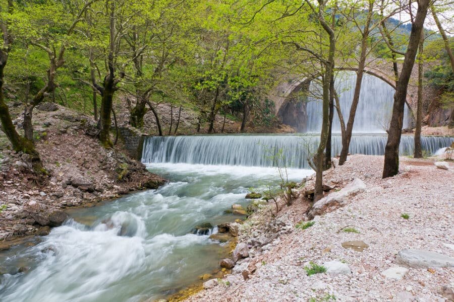 Best waterfalls in Greece - Drimonas waterfall, Euboea, Greece
