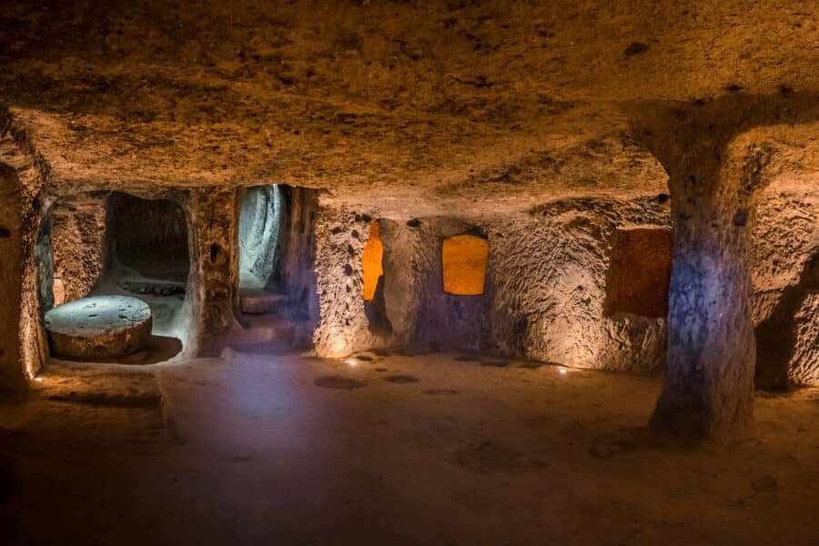 Derinkuyu Underground City, Cappadocia Turkey