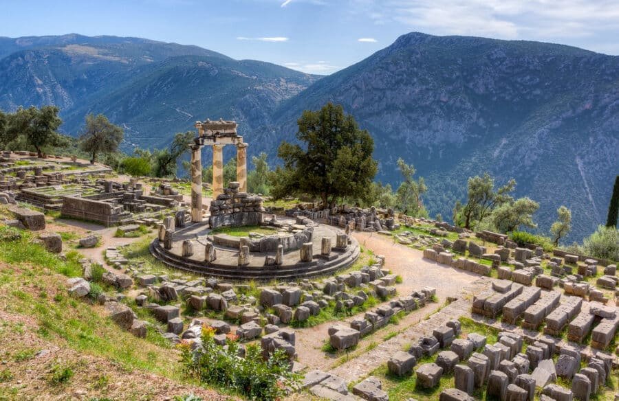 Archaeological Sites In Greece - Sanctuary of Athena Pronaia, Delphi, Greece