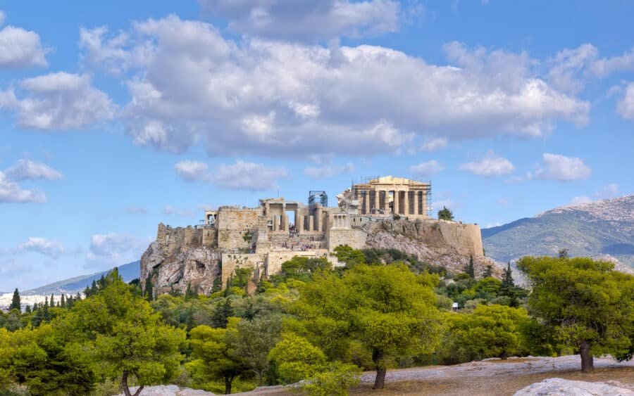Archaeological Sites In Greece - The Acropolis In Athens Greece